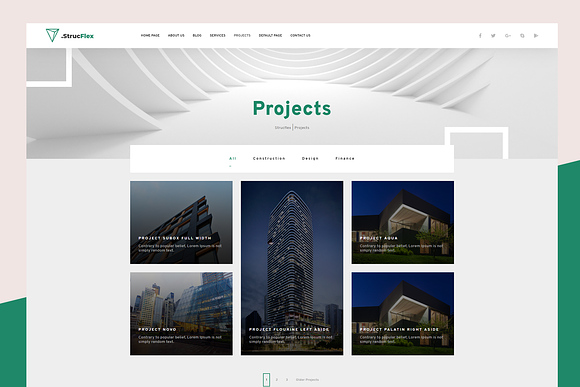 Strucflex Corporate WordPress Theme in WordPress Business Themes - product preview 4