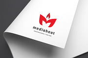 Media Heat Letter M Logo