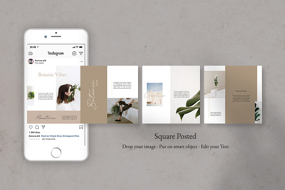 Neutral Instagram Templates in Instagram Templates - product preview 1