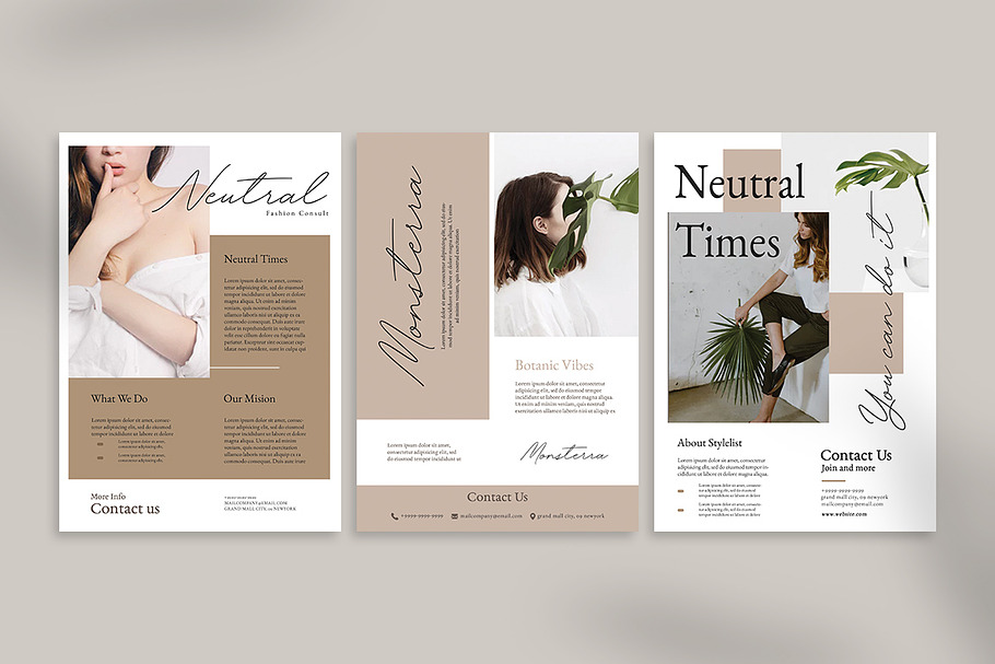 Neutral Flyer Templates in Flyer Templates - product preview 8
