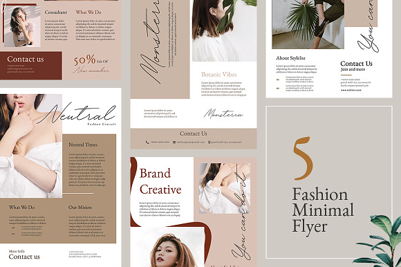 Neutral Flyer Templates in Flyer Templates - product preview 2
