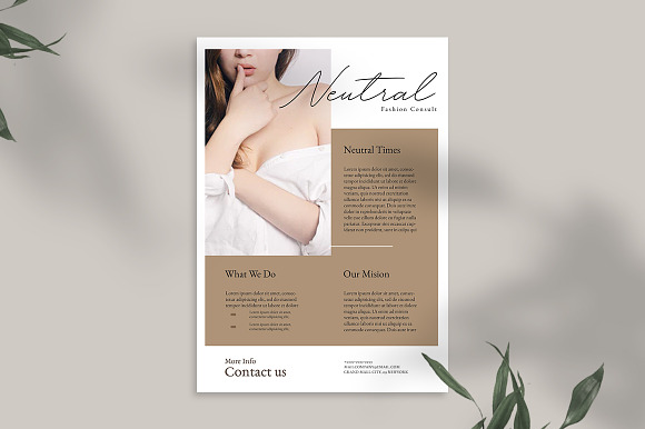 Neutral Flyer Templates in Flyer Templates - product preview 4