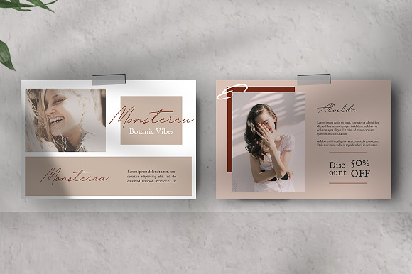 Neutral Postcard templates in Postcard Templates - product preview 3