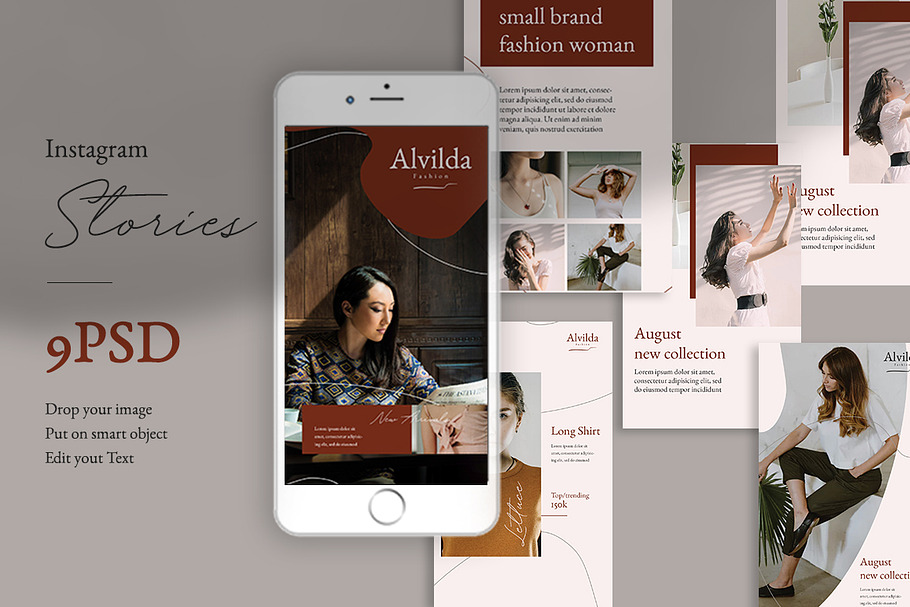 Alvida Instastories templates in Instagram Templates - product preview 8