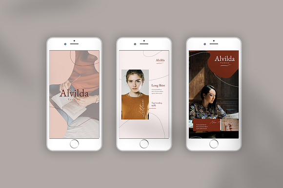 Alvida Instastories templates in Instagram Templates - product preview 2