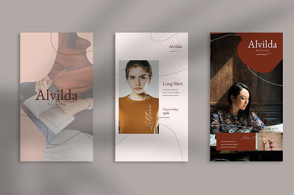 Alvida Instastories templates in Instagram Templates - product preview 5