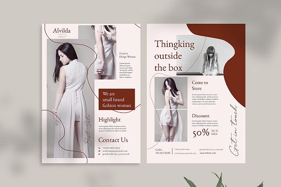 Alvida Flyer Templates in Flyer Templates - product preview 3