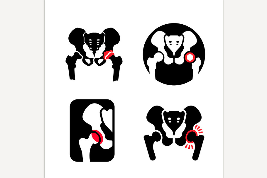 Hip osteoarthritis icon in Icons - product preview 8