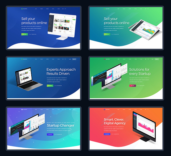 40 Website Presentation Headers in UI Kits and Libraries - product preview 6