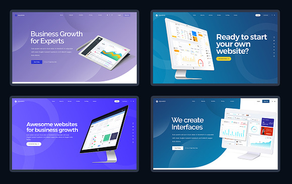 40 Website Presentation Headers in UI Kits and Libraries - product preview 7