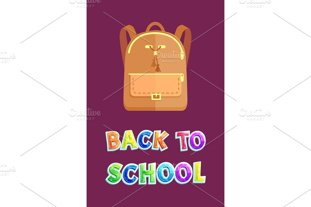 Back to School Poster with Leather in Objects - product preview 8