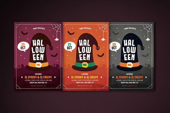 Halloween Party Flyer in Invitation Templates - product preview 1