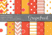 Grapefruit Digital Papers