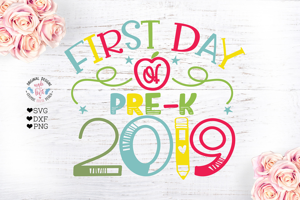 First Day of Pre-K 2019 School in Illustrations - product preview 8