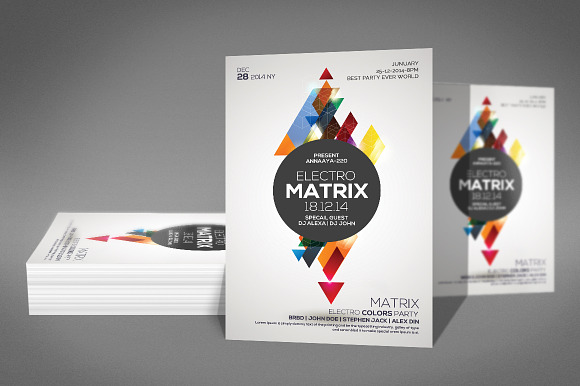Matrix Sounds Flyer in Flyer Templates - product preview 2