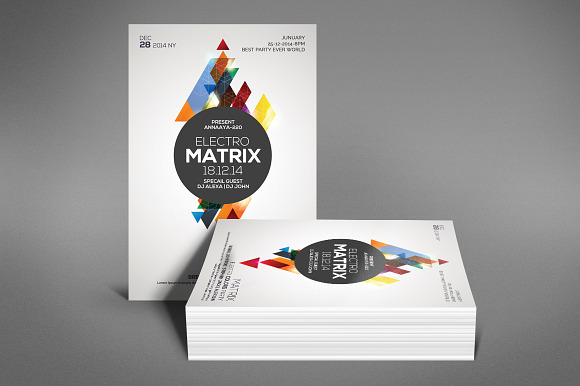 Matrix Sounds Flyer in Flyer Templates - product preview 3
