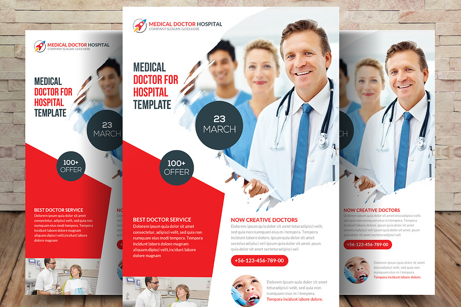 Medical Doctor Flyer Template in Flyer Templates - product preview 8