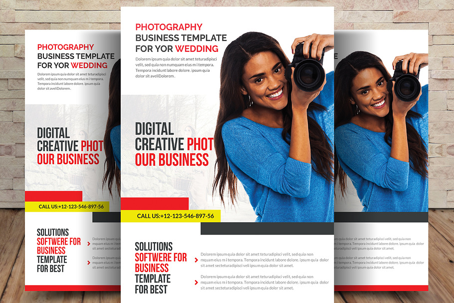 Photography Business Flyer in Flyer Templates - product preview 8