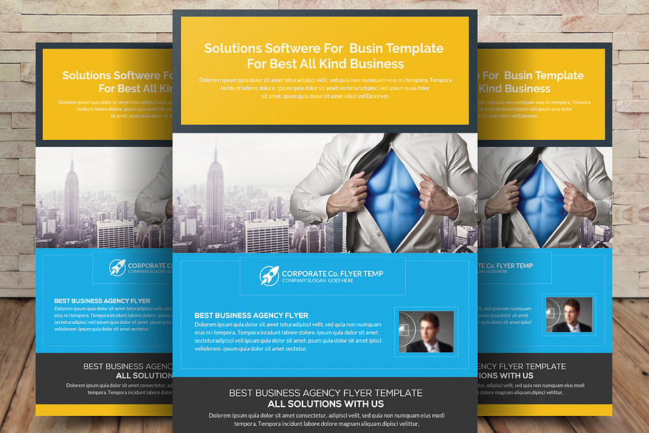 Solution and Software Flyer Template in Flyer Templates - product preview 8