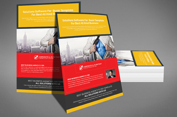 Solution and Software Flyer Template in Flyer Templates - product preview 1