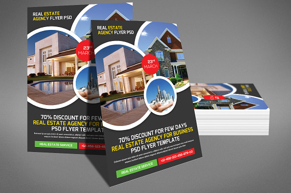 Property Real Estate Agency Flyer in Flyer Templates - product preview 1