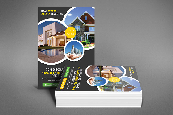 Property Real Estate Agency Flyer in Flyer Templates - product preview 3