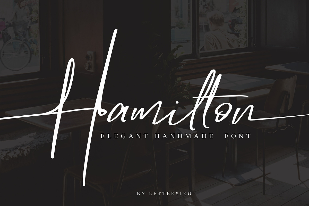 Hamilton in Script Fonts - product preview 8