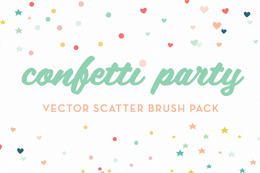 Confetti Party Scatter Brushes