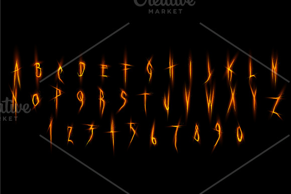Halloween font, letters and numbers in Display Fonts - product preview 2