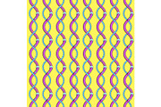 Seamless pattern with gold chains