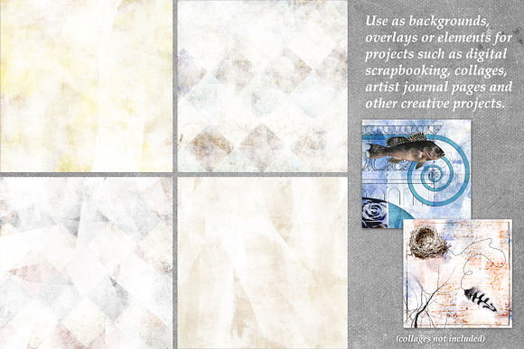 Pastel Brayer Digital Papers in Textures - product preview 2