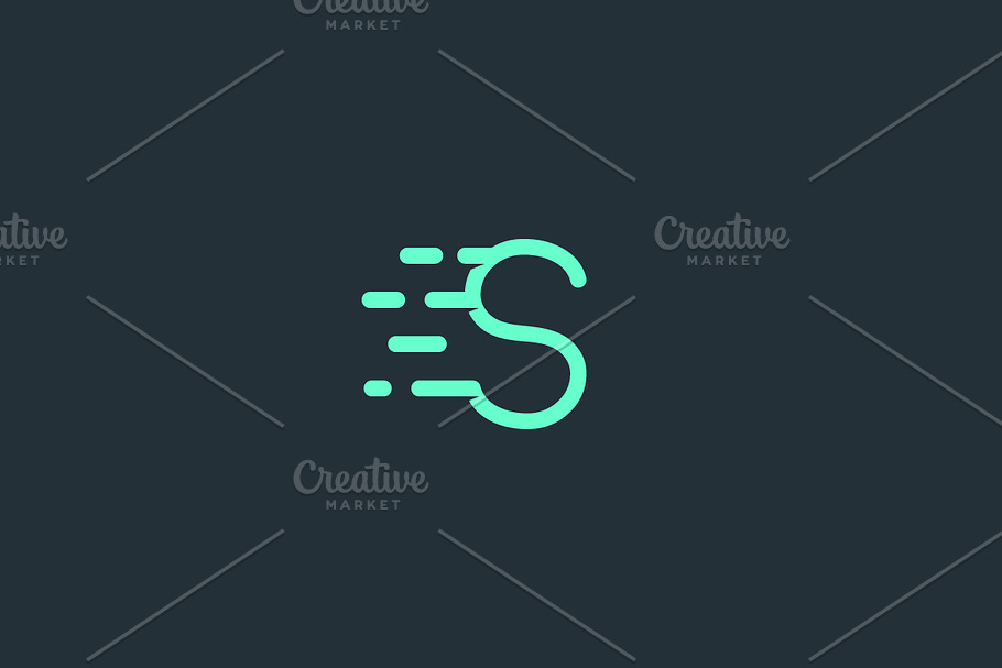 Dynamic moving letter S logo. in Logo Templates - product preview 8