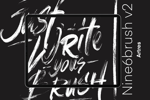 Nine6brush v2 Procreate in Add-Ons - product preview 7