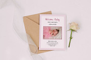 Baby Announcement Photo Card