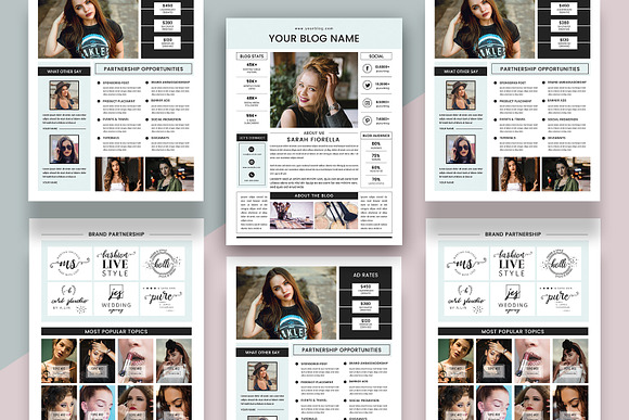 Media kit Template in Flyer Templates - product preview 1
