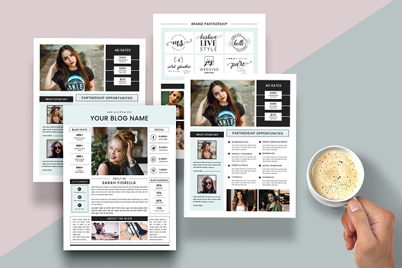 Media kit Template in Flyer Templates - product preview 3