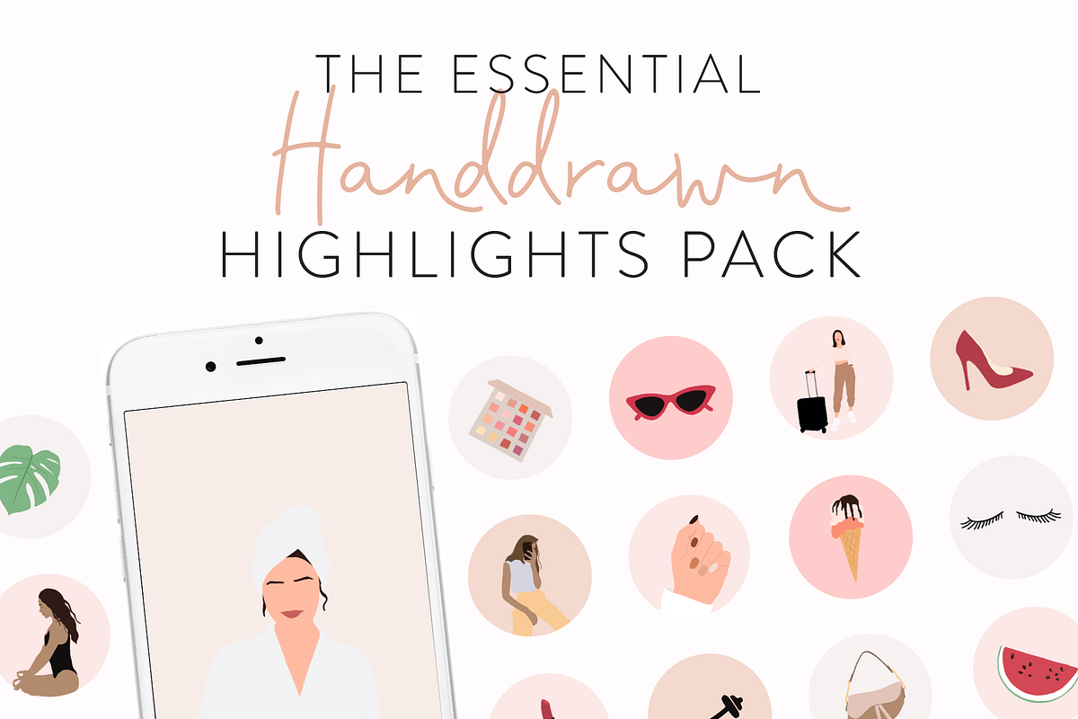 30+ Handdrawn Instagram Story Icons in Instagram Templates - product preview 8