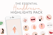 30+ Handdrawn Instagram Story Icons