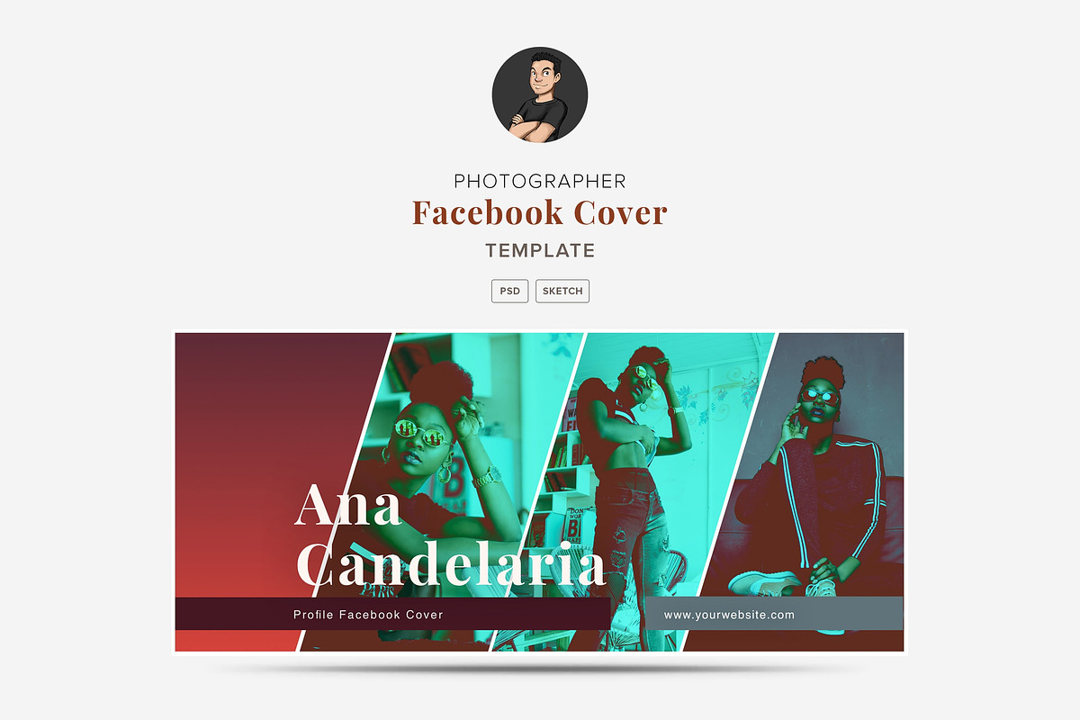 Facebook Cover Template 01 in Facebook Templates - product preview 8