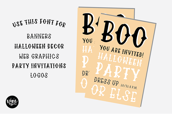 Halloween Font Bundle - .OTF Fonts in Display Fonts - product preview 6