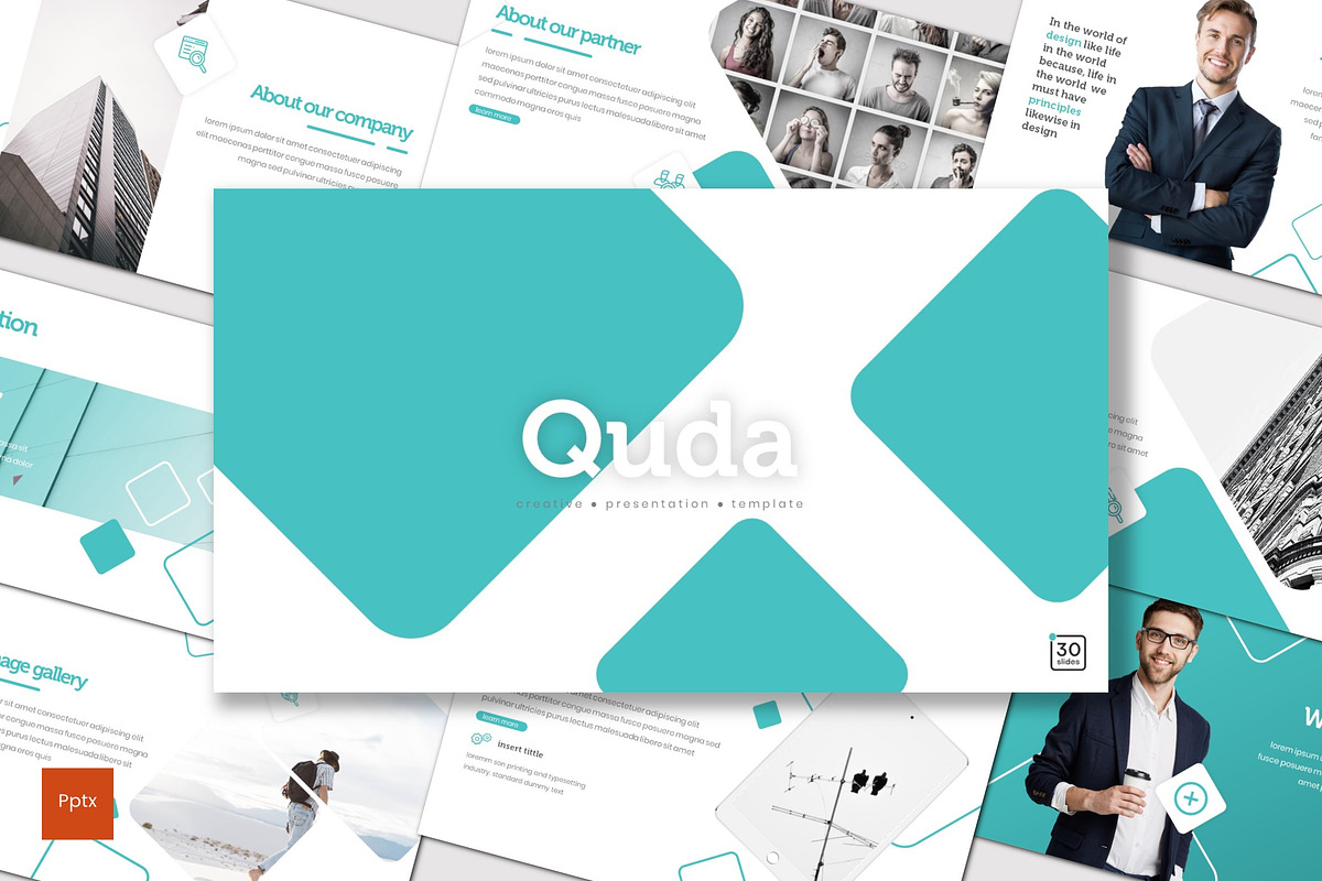 Quda - Powerpoint Template in PowerPoint Templates - product preview 8
