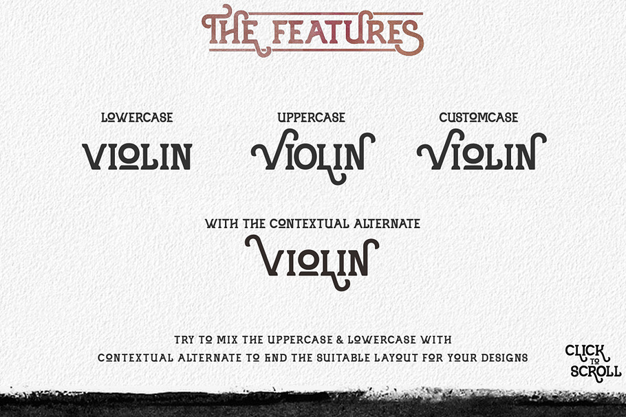 Violina Typeface (update) sale 30% in Chalkboard Fonts - product preview 8