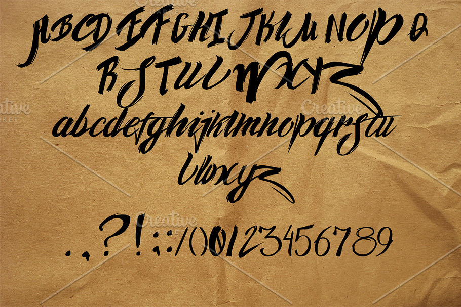 Graffiti font script in Script Fonts - product preview 8