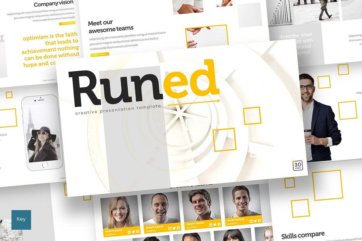 Runed - Keynote Template in Keynote Templates - product preview 8