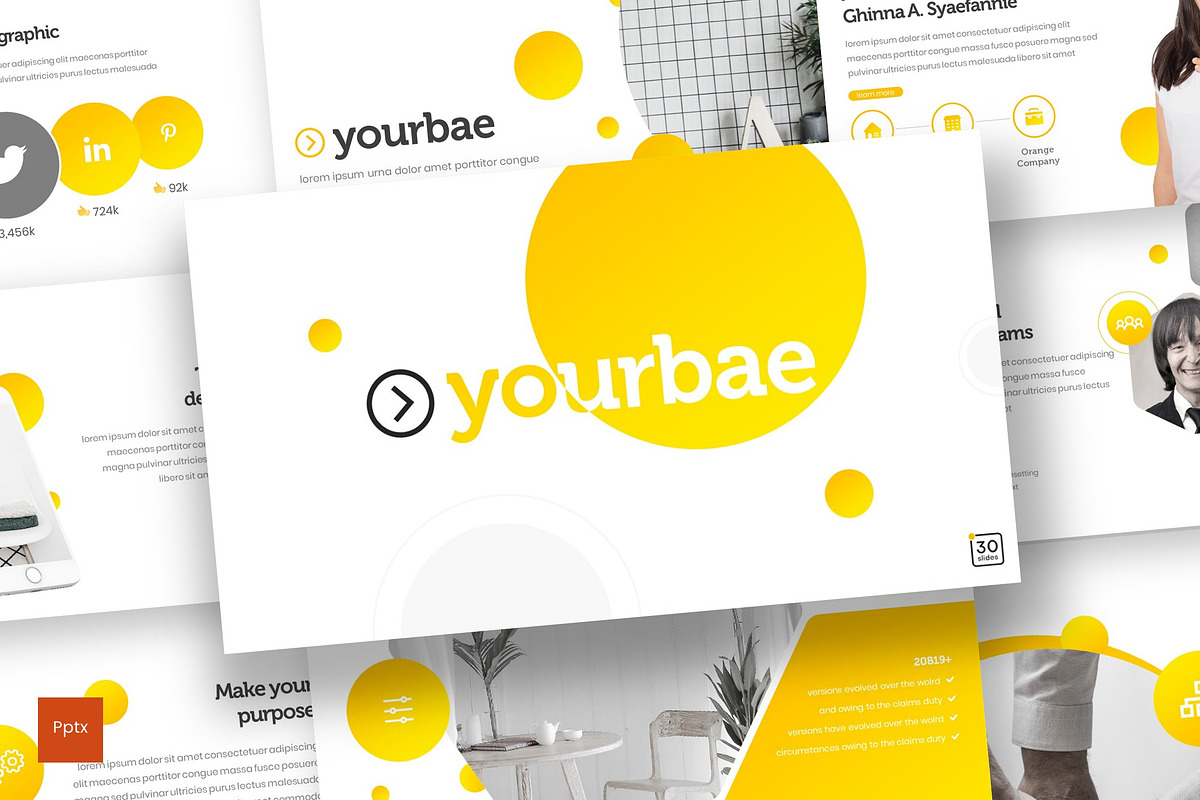 Yourbae - Powerpoint Template in PowerPoint Templates - product preview 8