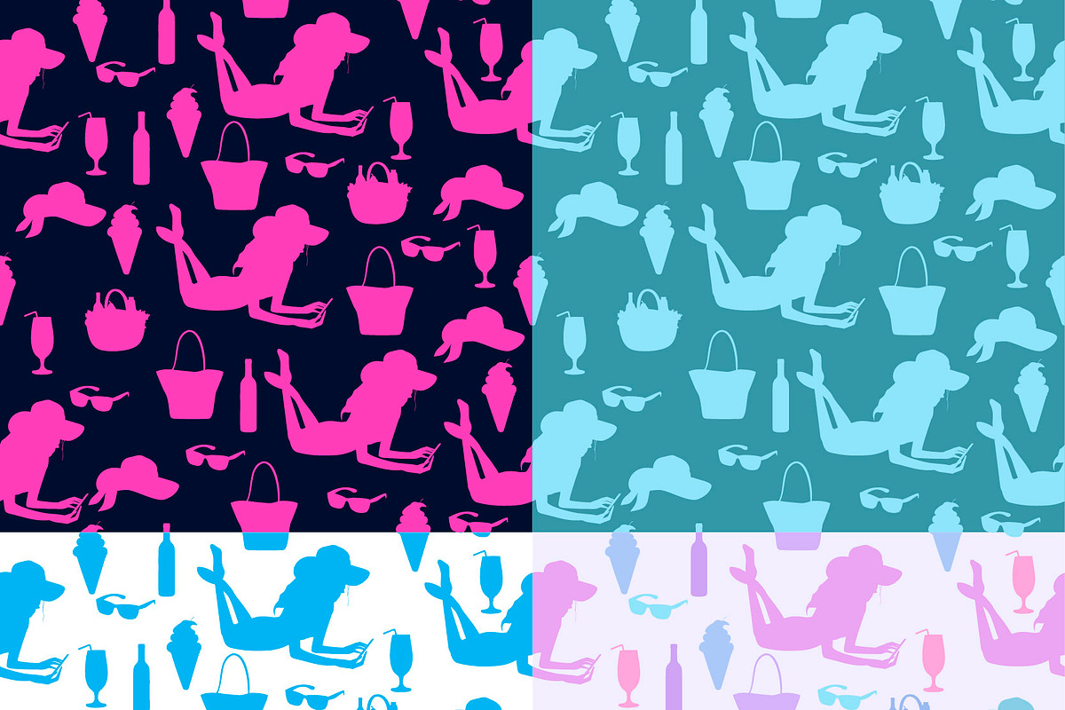 Set of Summer Pattern in Patterns - product preview 8