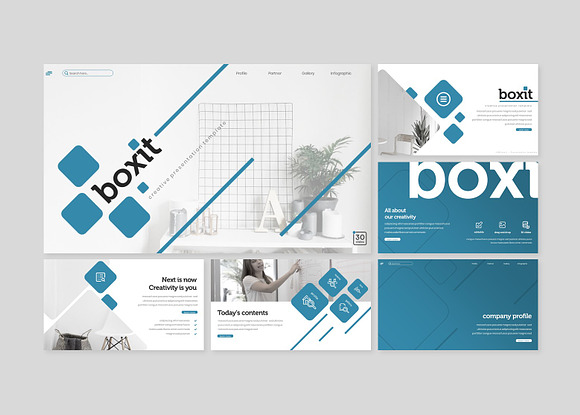 Boxit - Powerpoint Template in PowerPoint Templates - product preview 1