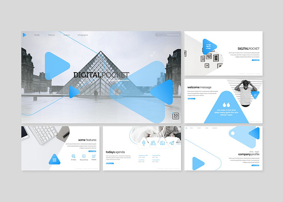 Digital Pocket - Powerpoint Template in PowerPoint Templates - product preview 1