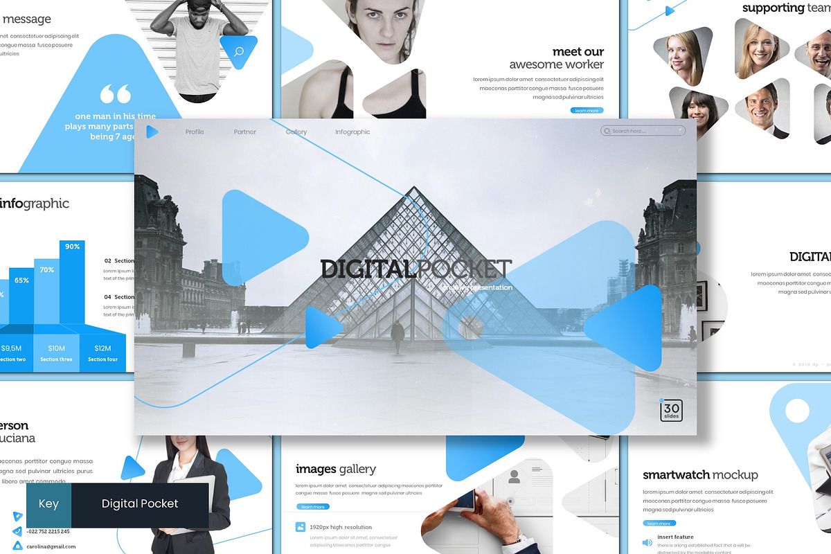 Digital Pocket - Keynote Template in Keynote Templates - product preview 8