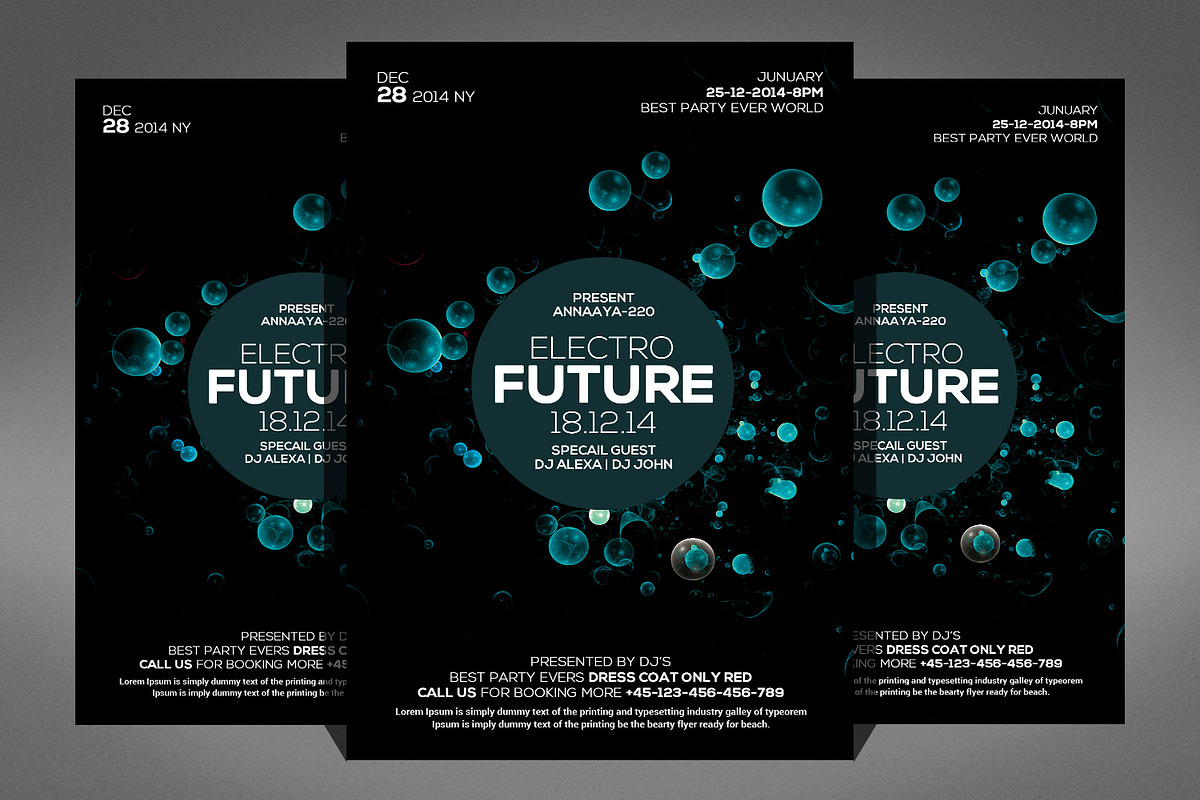 Minimal Abstract Flyer in Flyer Templates - product preview 8